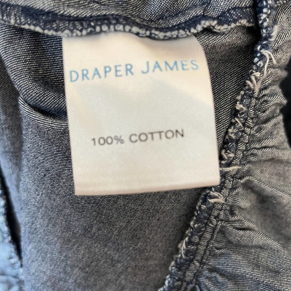 Draper James Chambray Popover Dress - Picture 9 of 10